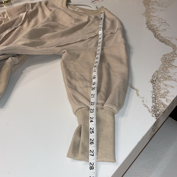 Amazon Tan Oversized Sweatshirt with detail  | M - Picture 7 of 7